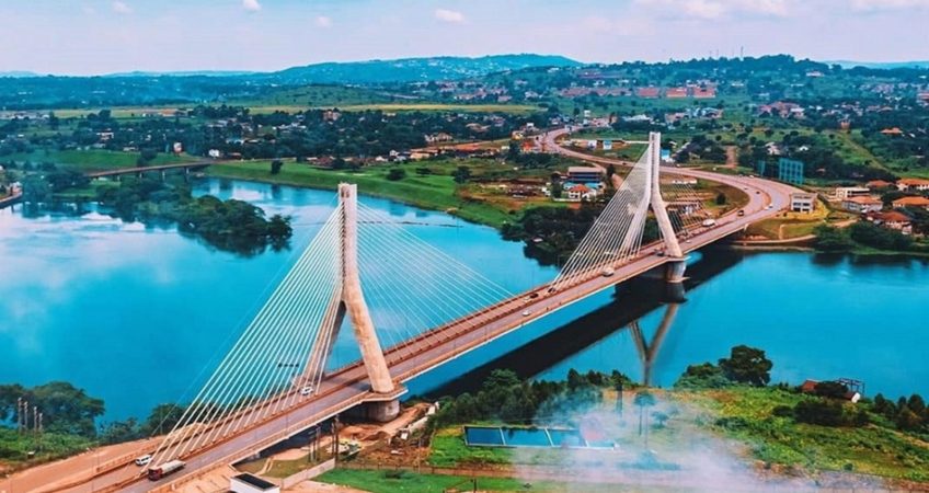 The Nile Bridge in Uganda